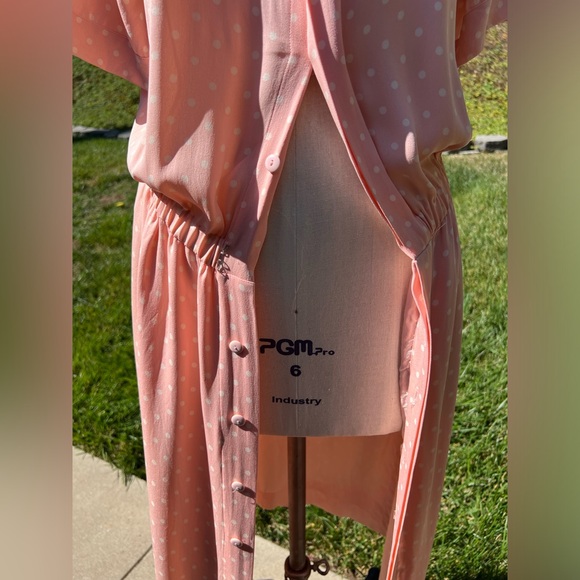 *RARE* Vintage Chanel Boutique Pink Polka-Dot Dress - Picture 9 of 13